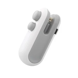 2-in-1 Mini Food Bag Sealer & Cutter - USB-C Rechargeable | Keeps Snacks Fresh!